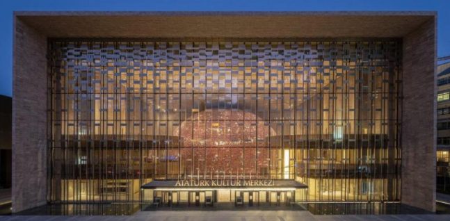 AKM Opera House — Main Entrance Glass Façade